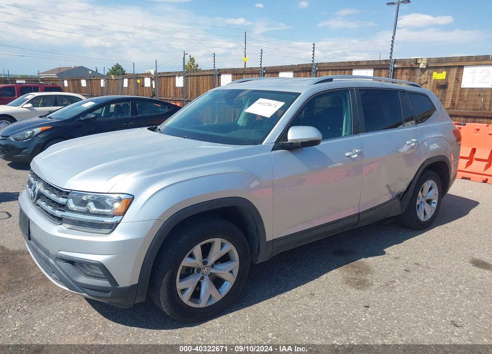 2018 VOLKSWAGEN ATLAS 3.6L V6 SE VIN: 1V2CR2CA7JC562303