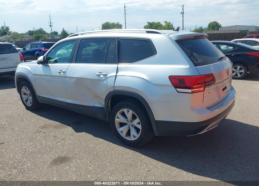 2018 VOLKSWAGEN ATLAS 3.6L V6 SE VIN: 1V2CR2CA7JC562303