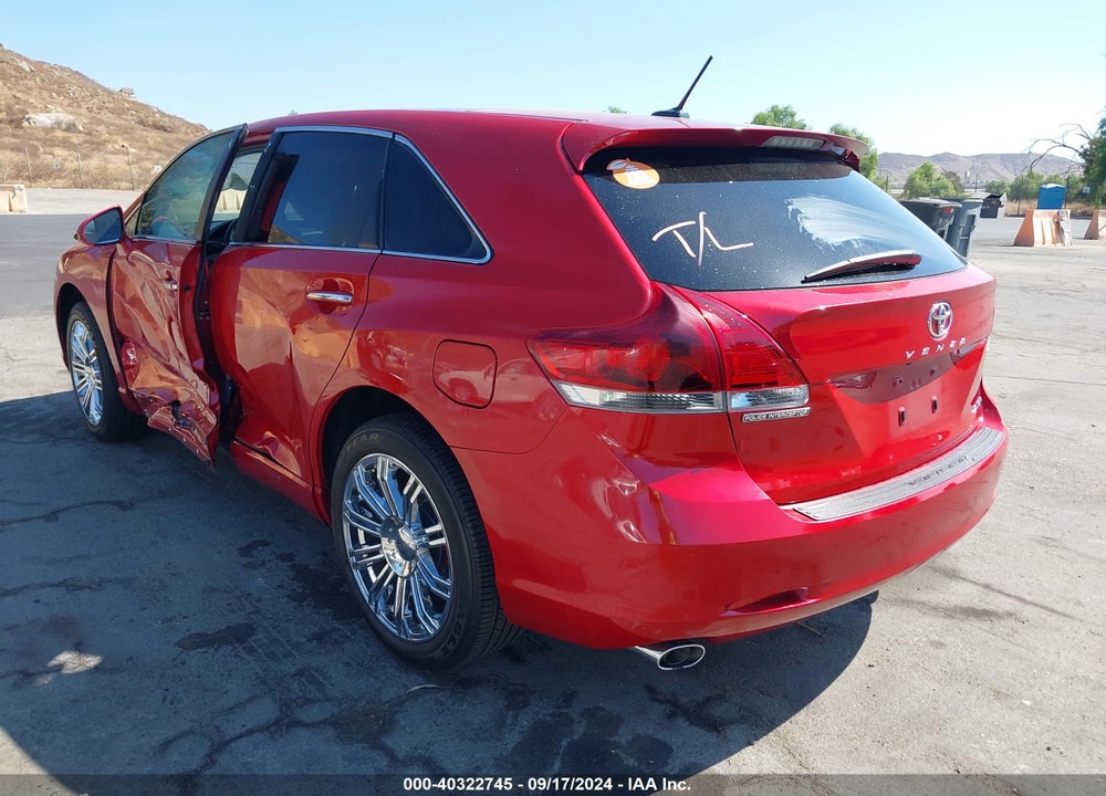 2013 TOYOTA VENZA XLE V6 VIN: 4T3BK3BB1DU084513