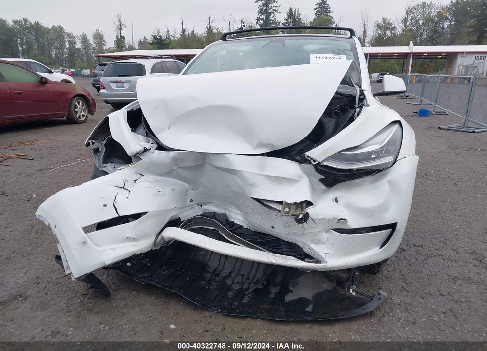 2021 TESLA MODEL Y LONG RANGE DUAL MOTOR ALL-WHEEL DRIVE VIN: 5YJYGAEE4MF228681