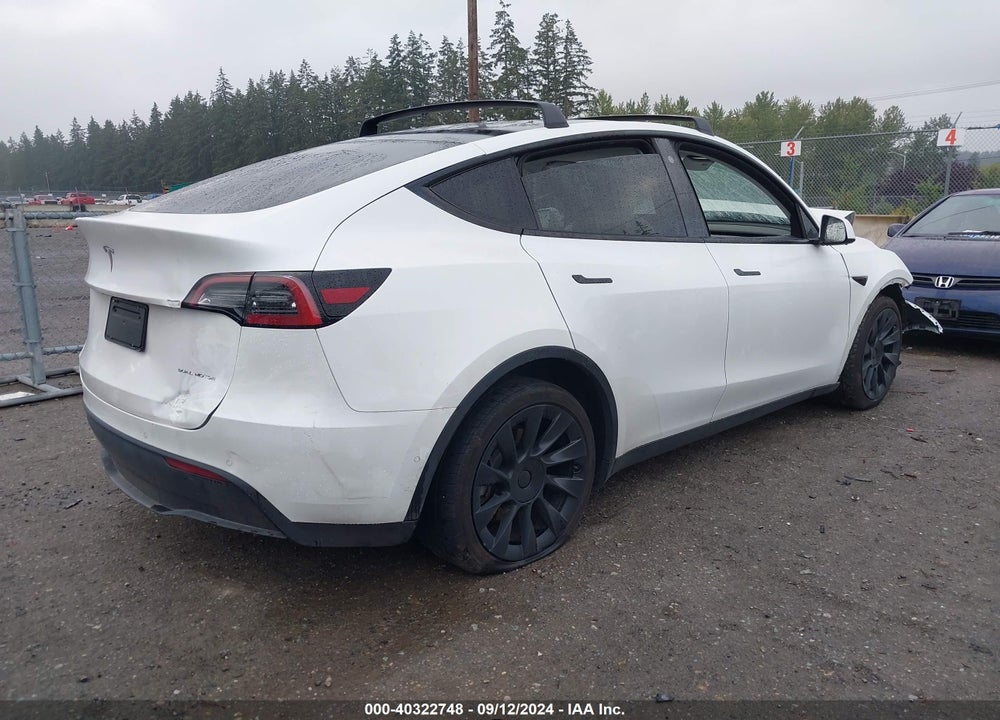 2021 TESLA MODEL Y LONG RANGE DUAL MOTOR ALL-WHEEL DRIVE VIN: 5YJYGAEE4MF228681