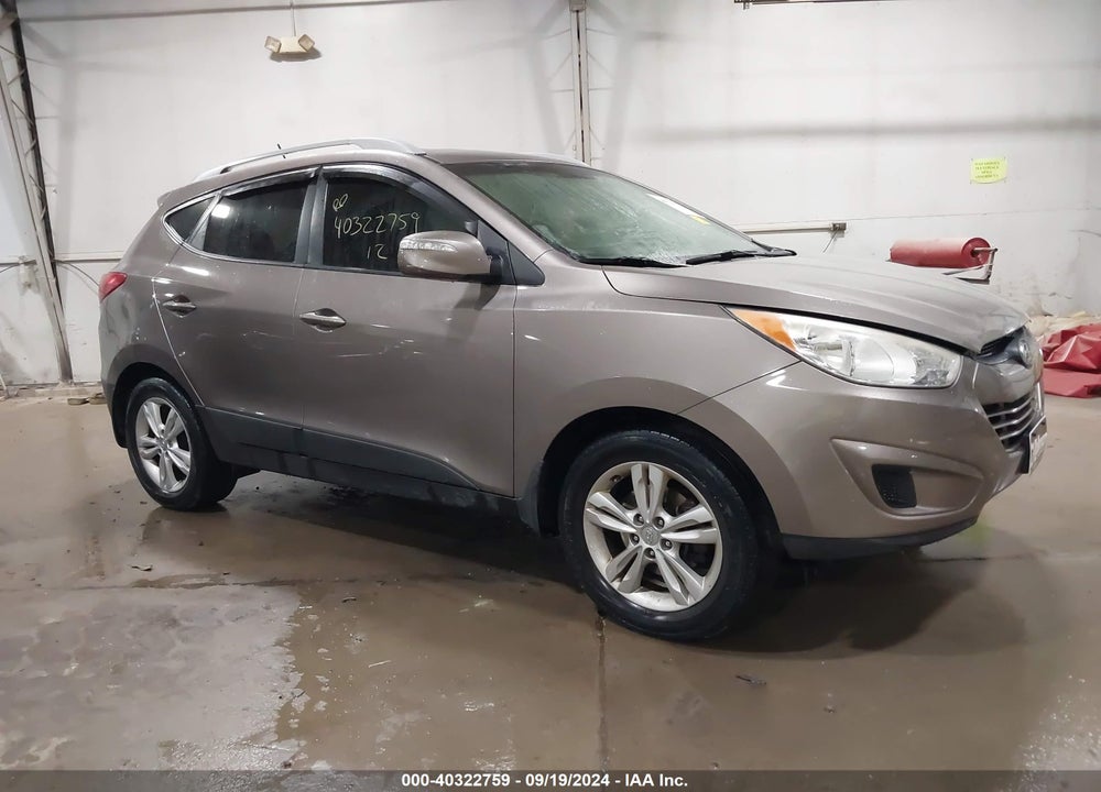 2012 HYUNDAI TUCSON GLS VIN: KM8JU3AC6CU518058