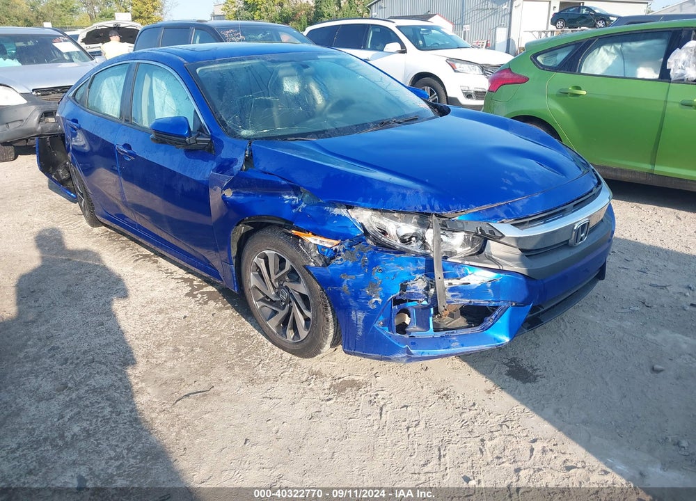 2017 HONDA CIVIC EX VIN: 19XFC2F70HE051647