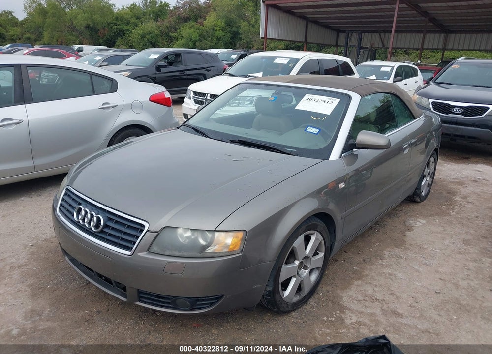 2005 AUDI A4 1.8T VIN: WAUAC48H65K016189