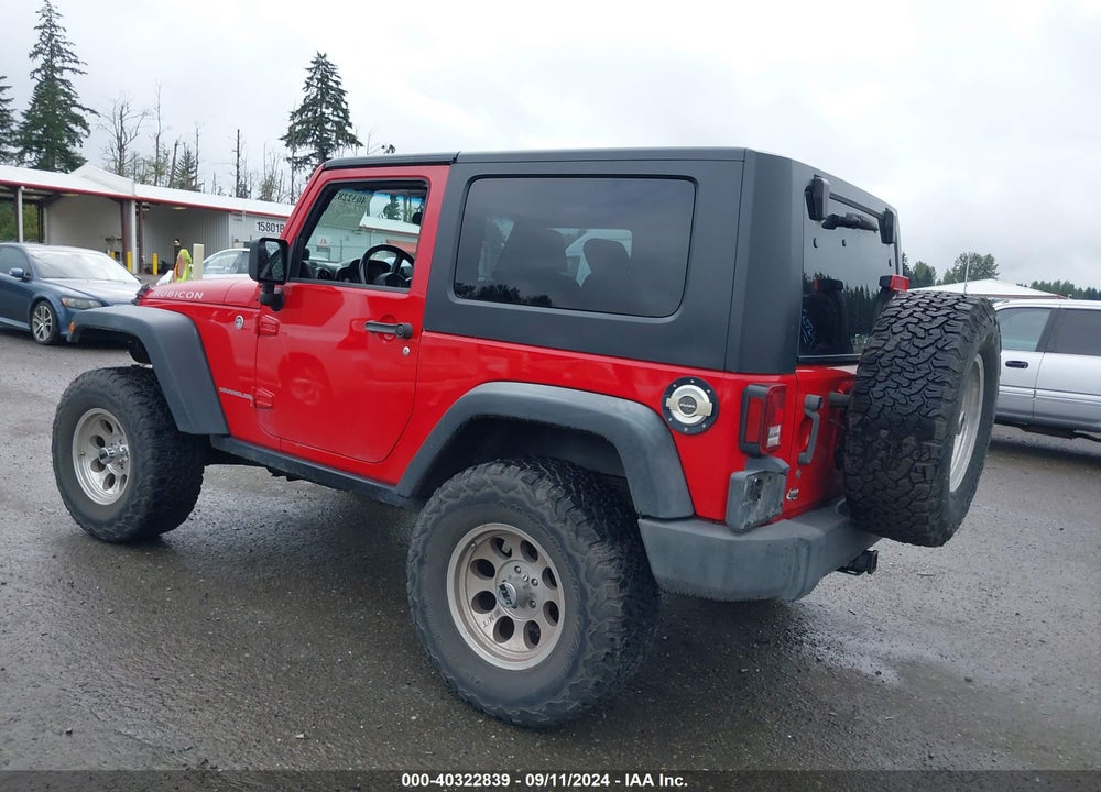 2008 JEEP WRANGLER RUBICON VIN: 1J4GA641X8L529588