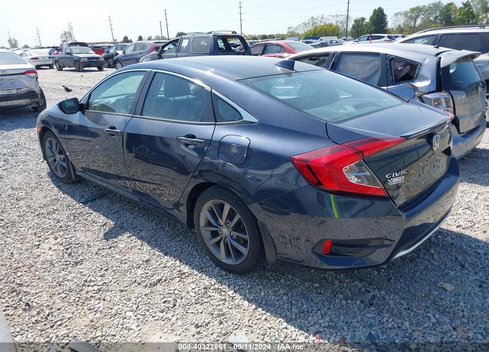 2019 HONDA CIVIC EX-L VIN: 2HGFC1F7XKH650904