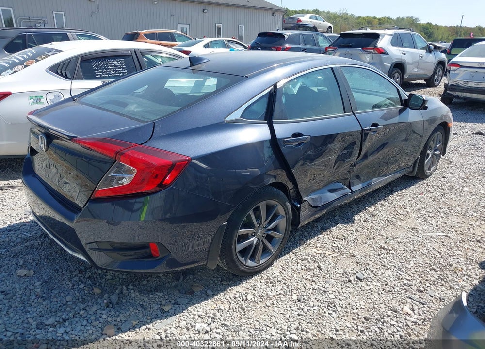 2019 HONDA CIVIC EX-L VIN: 2HGFC1F7XKH650904