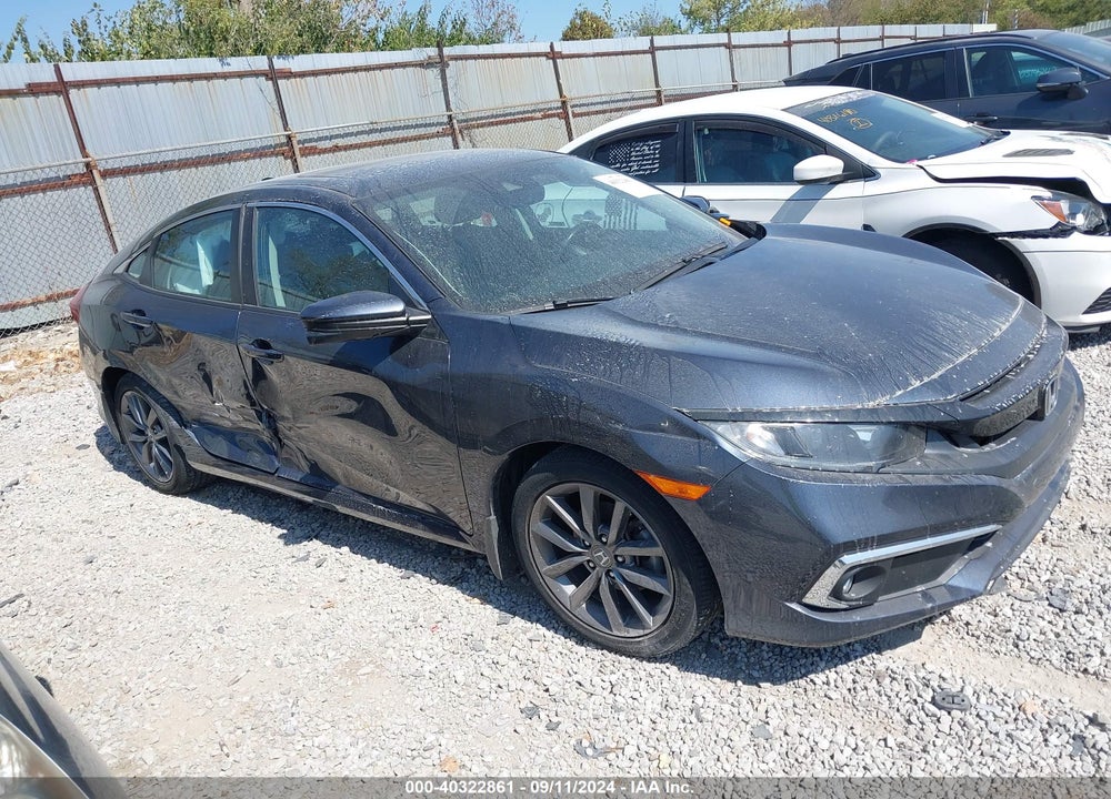 2019 HONDA CIVIC EX-L VIN: 2HGFC1F7XKH650904
