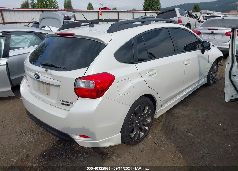 2012 SUBARU IMPREZA 2.0I SPORT LIMITED VIN: JF1GPAR66CH245100
