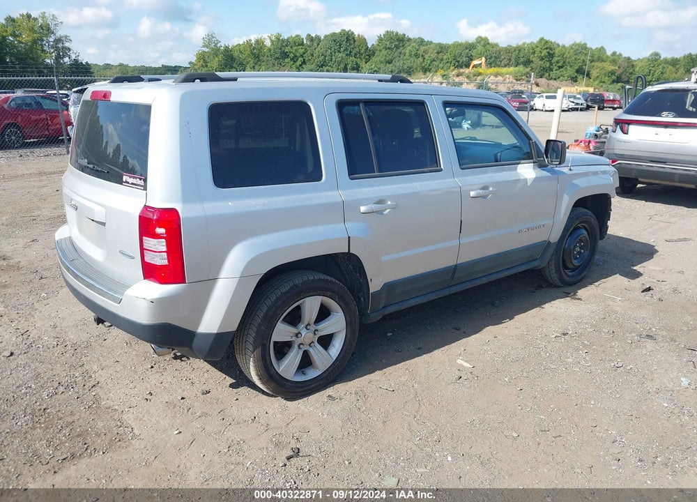 2011 JEEP PATRIOT LATITUDE X VIN: 1J4NF4GB1BD258360