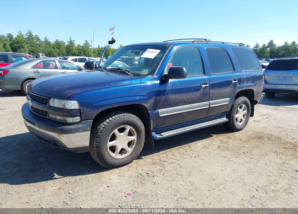 2002 CHEVROLET TAHOE LS VIN: 1GNEK13Z92R145494