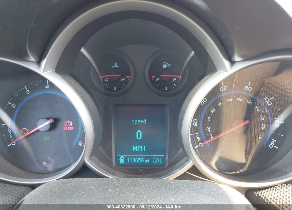 2012 CHEVROLET CRUZE ECO VIN: 1G1PK5SC0C7116221
