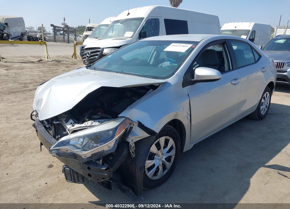 2014 TOYOTA COROLLA L VIN: 5YFBURHEXEP106471