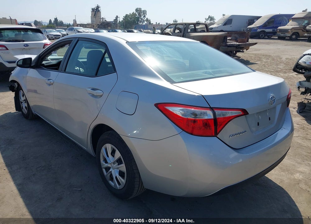 2014 TOYOTA COROLLA L VIN: 5YFBURHEXEP106471