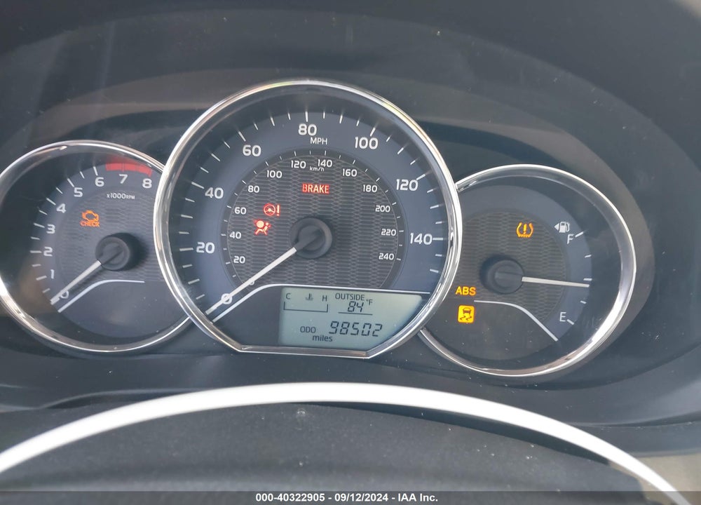 2014 TOYOTA COROLLA L VIN: 5YFBURHEXEP106471