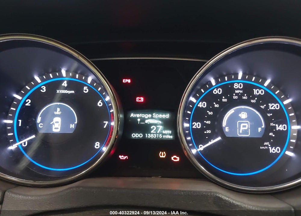 2013 HYUNDAI SONATA GLS VIN: 5NPEB4AC2DH733563