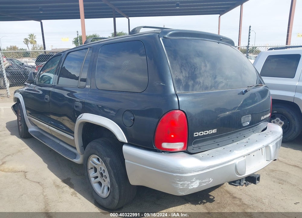 2002 DODGE DURANGO SLT PLUS VIN: 1B8HR58Z82F123971
