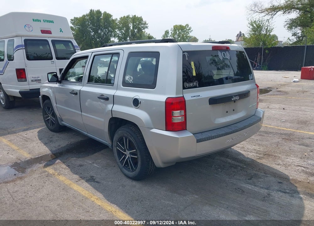 2009 JEEP PATRIOT SPORT VIN: 1J4FT28A99D170142