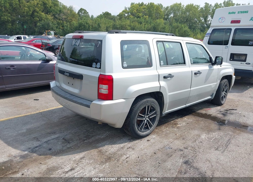 2009 JEEP PATRIOT SPORT VIN: 1J4FT28A99D170142