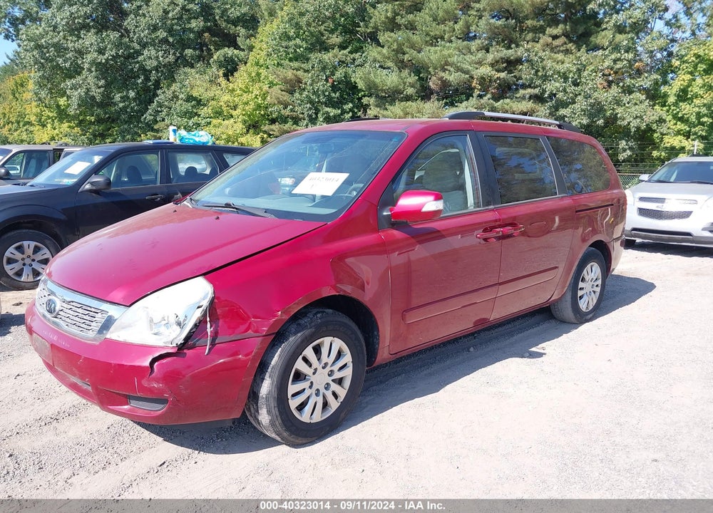 2012 KIA SEDONA LX VIN: KNDMG4C73C6491937