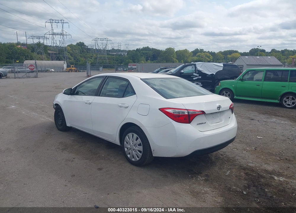 2015 TOYOTA COROLLA LE VIN: 2T1BURHE0FC328390