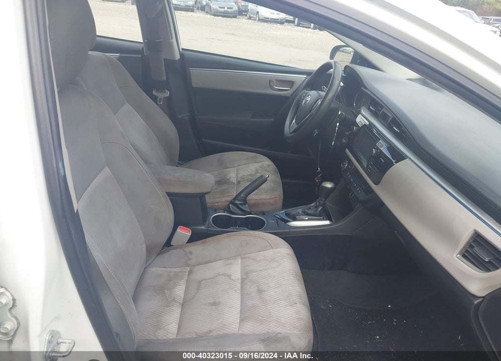 2015 TOYOTA COROLLA LE VIN: 2T1BURHE0FC328390