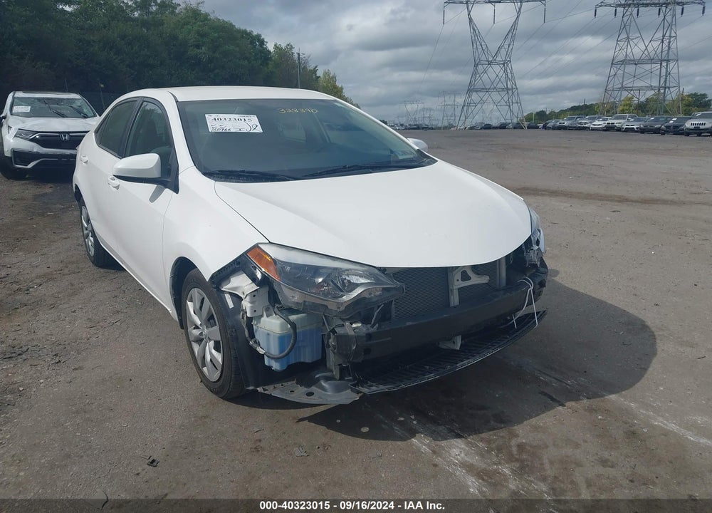 2015 TOYOTA COROLLA LE VIN: 2T1BURHE0FC328390