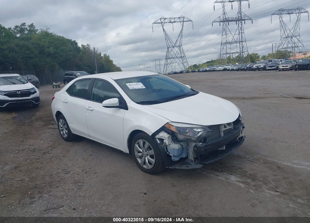 2015 TOYOTA COROLLA LE VIN: 2T1BURHE0FC328390
