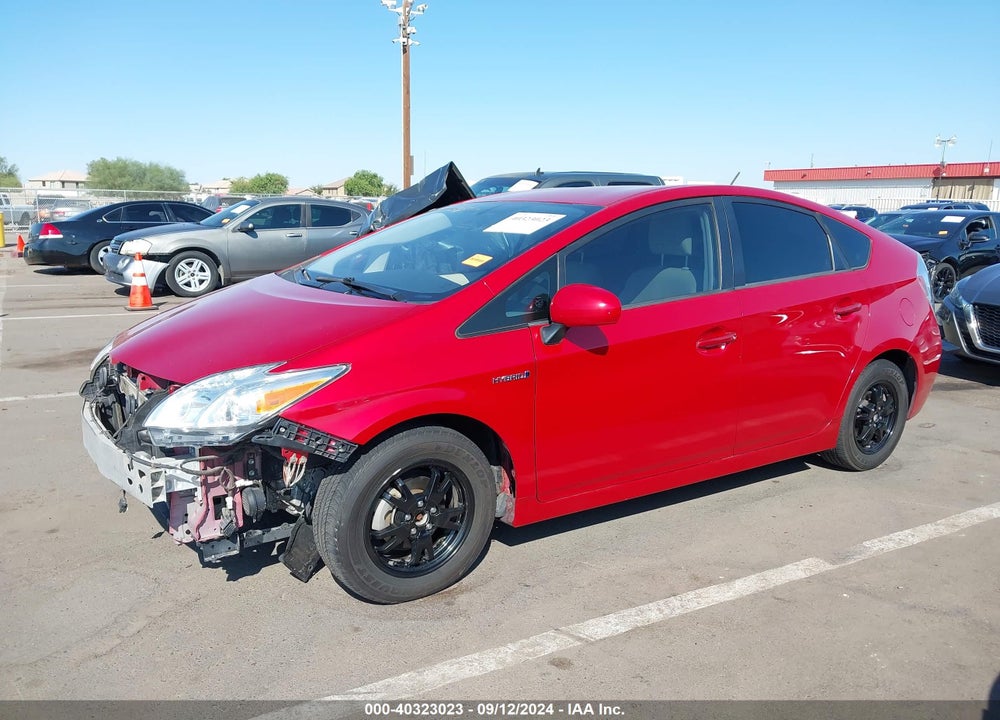 2012 TOYOTA PRIUS TWO VIN: JTDKN3DU2C5380023