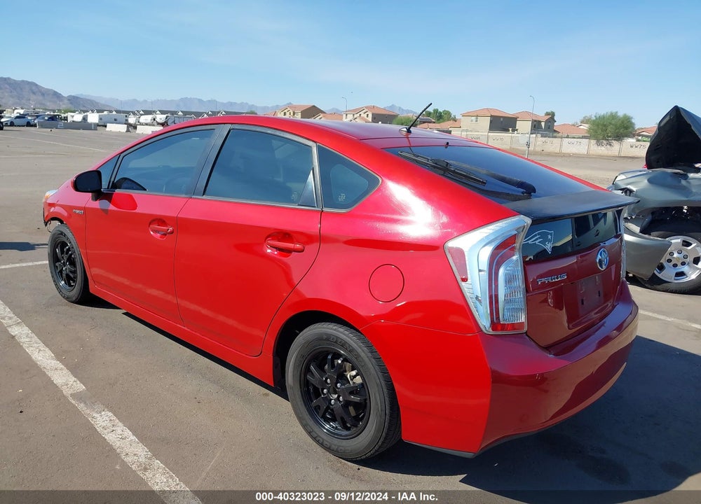 2012 TOYOTA PRIUS TWO VIN: JTDKN3DU2C5380023