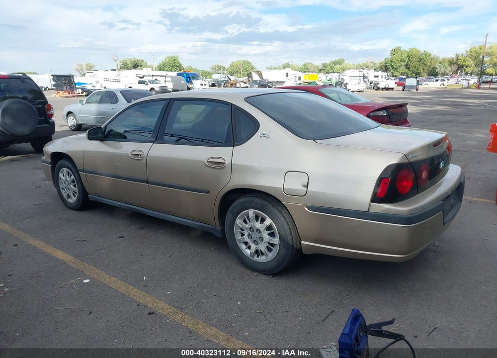 2004 CHEVROLET IMPALA VIN: 2G1WF52E049416035