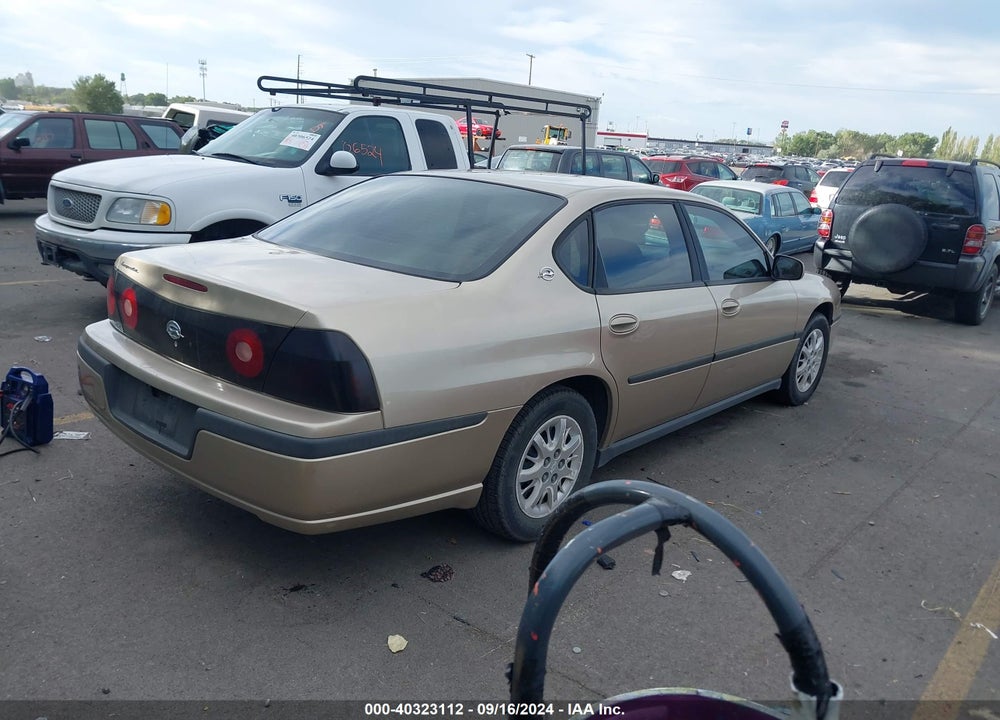 2004 CHEVROLET IMPALA VIN: 2G1WF52E049416035