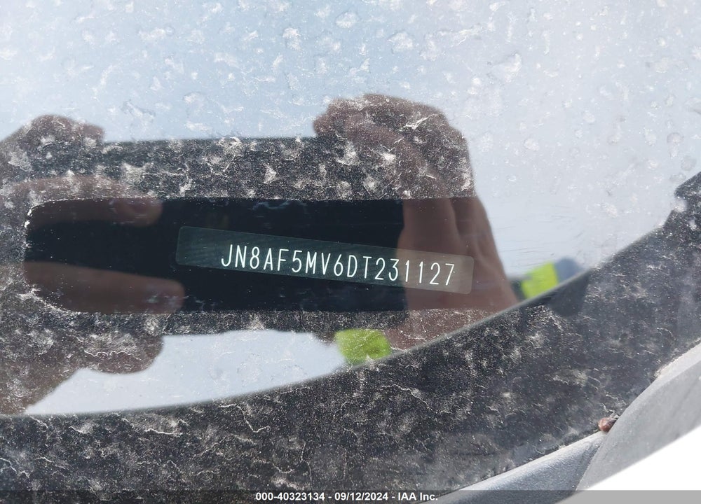 2013 NISSAN JUKE SV VIN: JN8AF5MV6DT231127