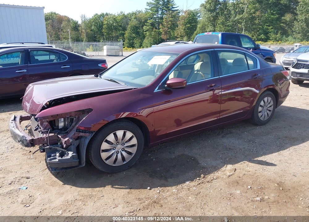 2010 HONDA ACCORD 2.4 LX VIN: 1HGCP2F31AA014492