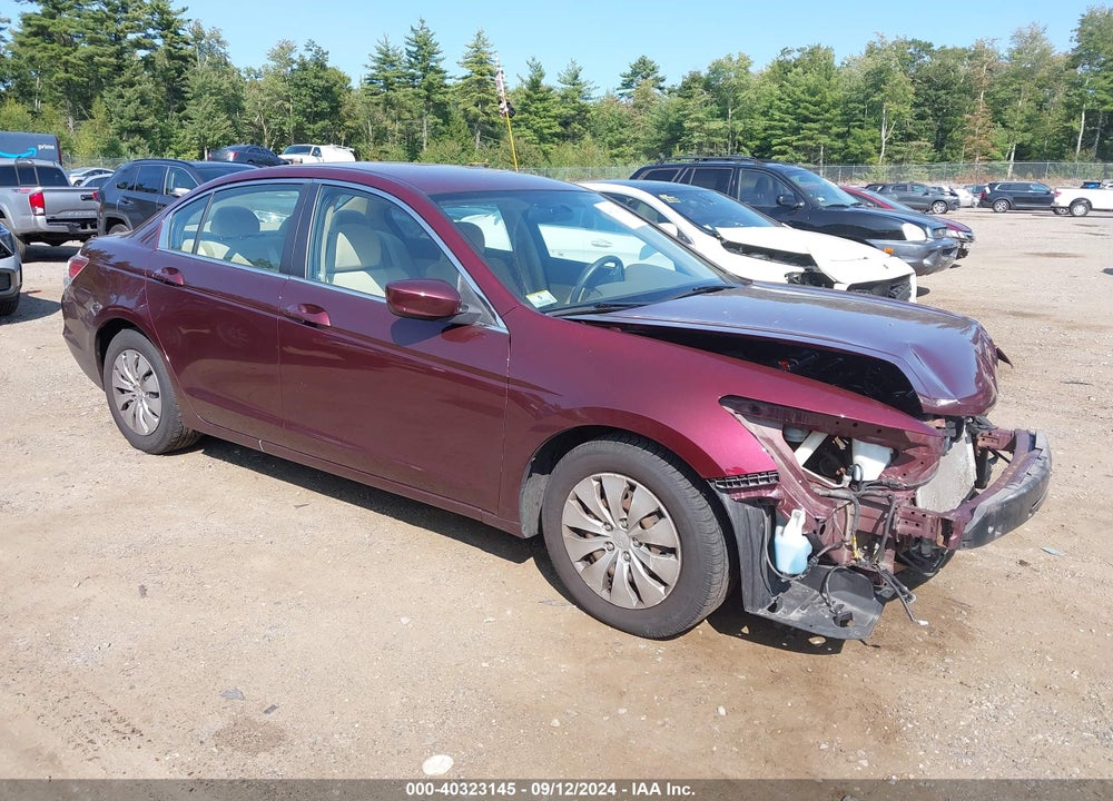 2010 HONDA ACCORD 2.4 LX VIN: 1HGCP2F31AA014492