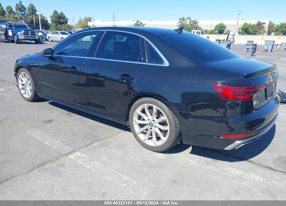 2019 AUDI A4 45 PREMIUM VIN: WAUENAF4XKN011484