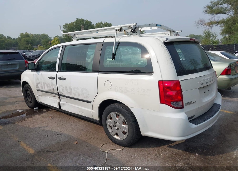 2011 DODGE GRAND CARAVAN C/V VIN: 2D4JN1AG5BR600953