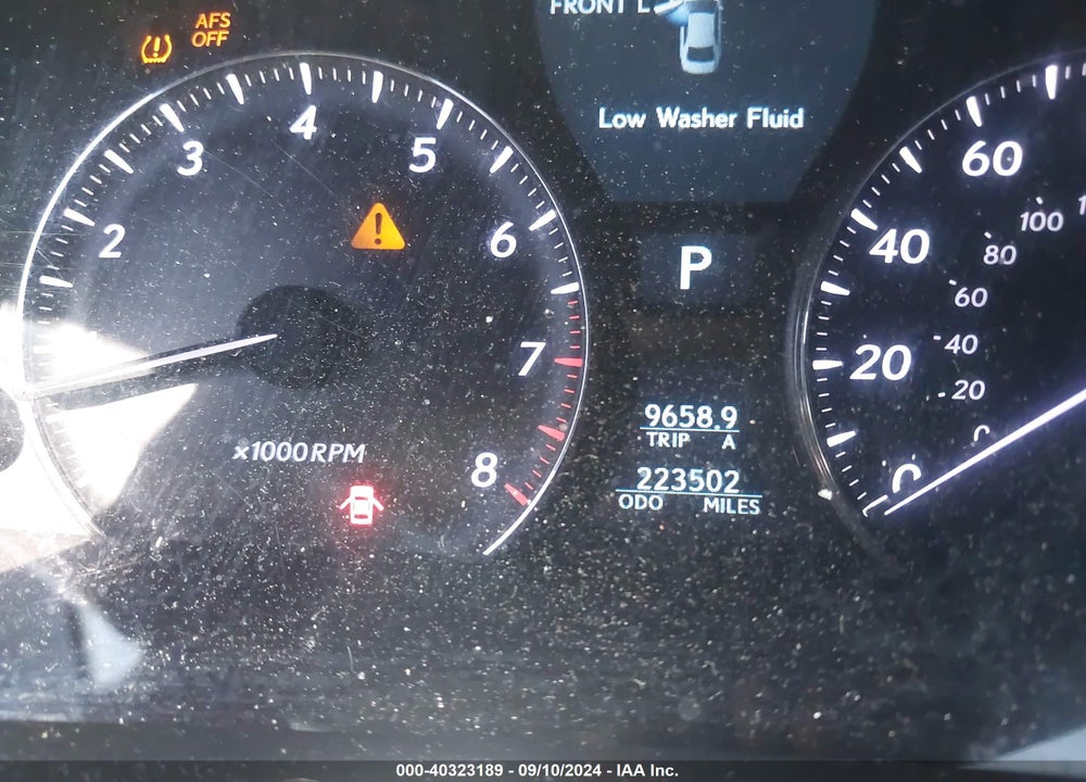 2007 LEXUS LS 460 VIN: JTHBL46F475031542