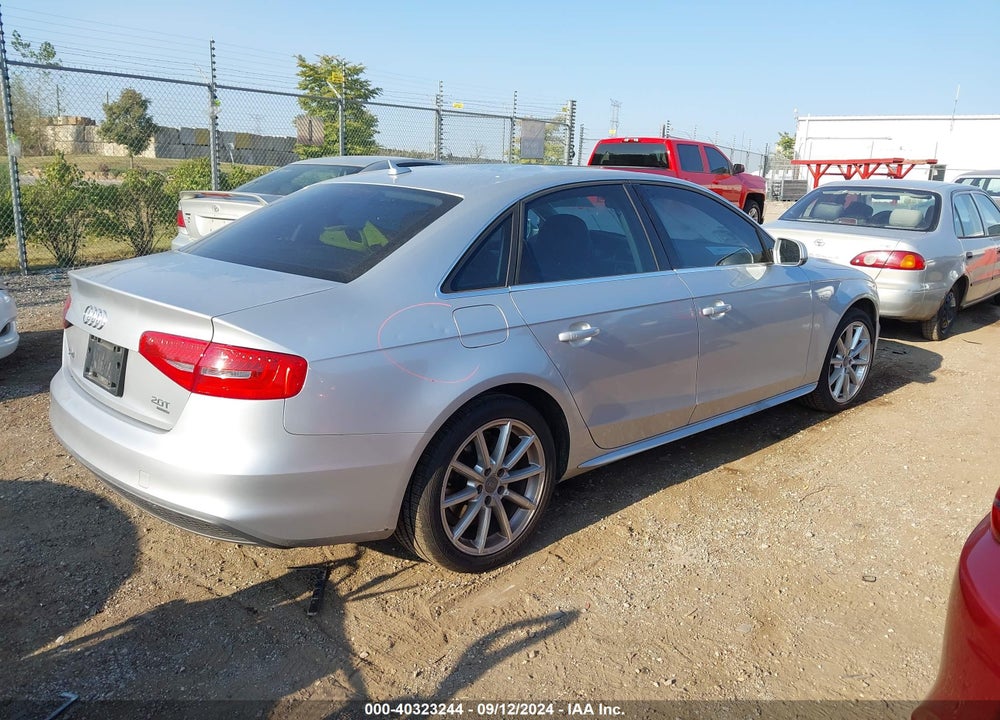 2014 AUDI A4 VIN: WAUFFAFL1EN000760