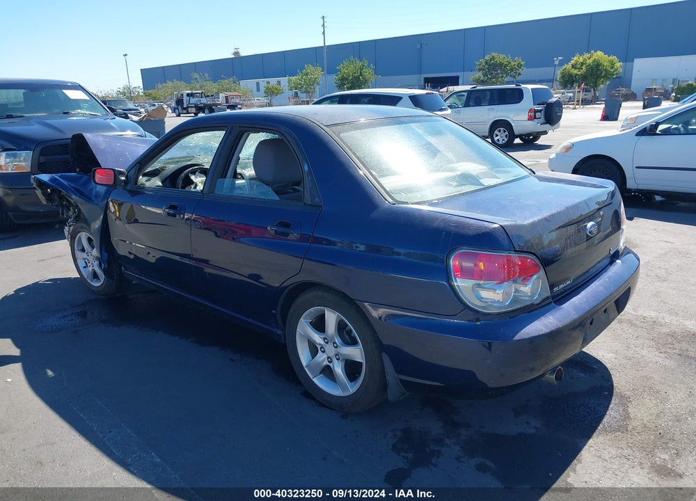 2006 SUBARU IMPREZA 2.5I VIN: JF1GD67616G521623