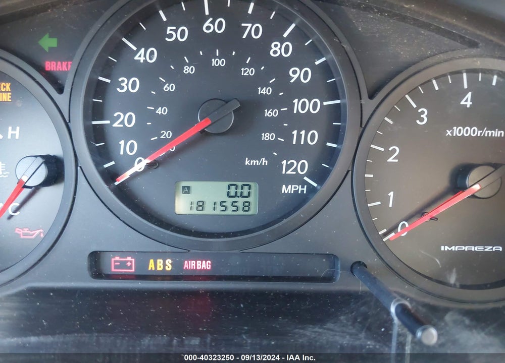 2006 SUBARU IMPREZA 2.5I VIN: JF1GD67616G521623