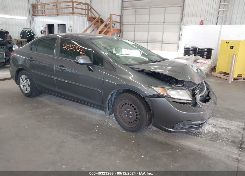 2013 HONDA CIVIC LX VIN: 2HGFB2F57DH548194