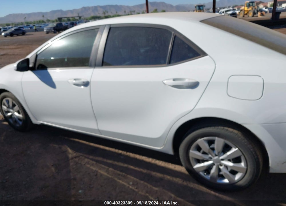 2016 TOYOTA COROLLA LE VIN: 5YFBURHE7GP367835