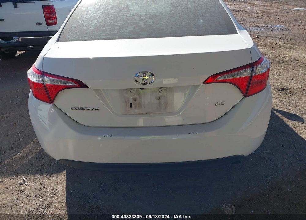 2016 TOYOTA COROLLA LE VIN: 5YFBURHE7GP367835