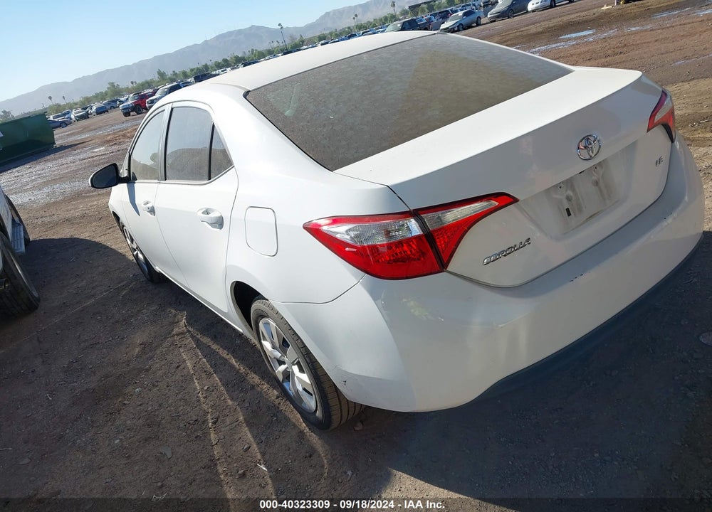 2016 TOYOTA COROLLA LE VIN: 5YFBURHE7GP367835
