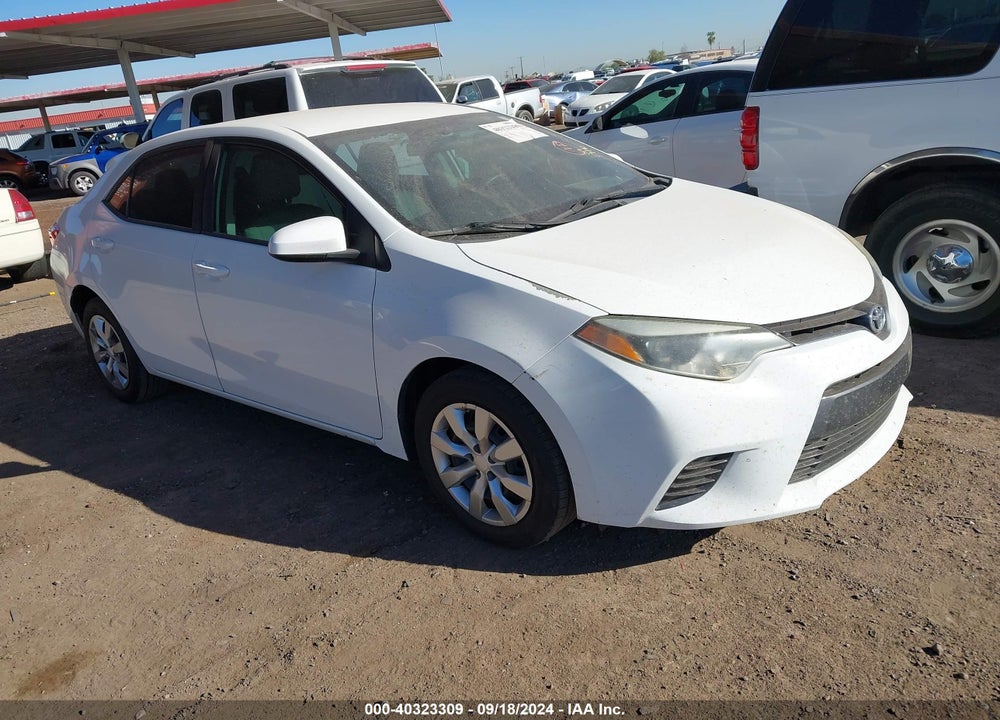 2016 TOYOTA COROLLA LE VIN: 5YFBURHE7GP367835