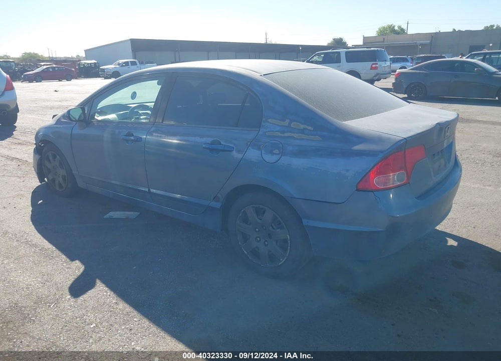 2007 HONDA CIVIC LX VIN: 2HGFA16597H512864