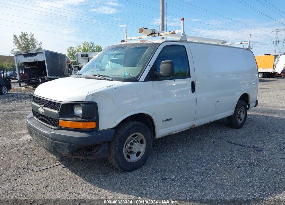 2006 CHEVROLET EXPRESS WORK VAN VIN: 1GCGG25VX61160092