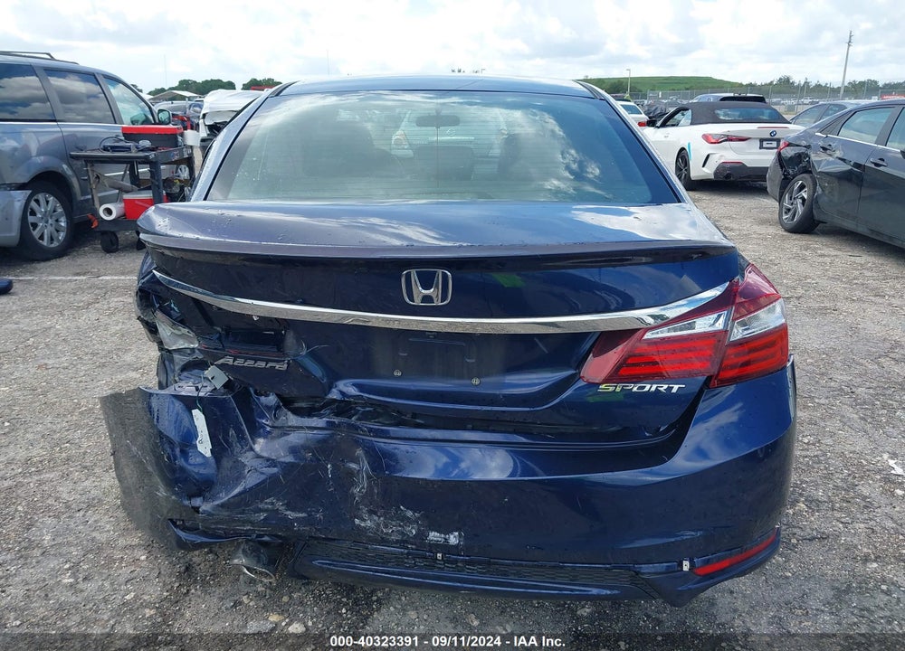 2016 HONDA ACCORD SPORT VIN: 1HGCR2F52GA121734