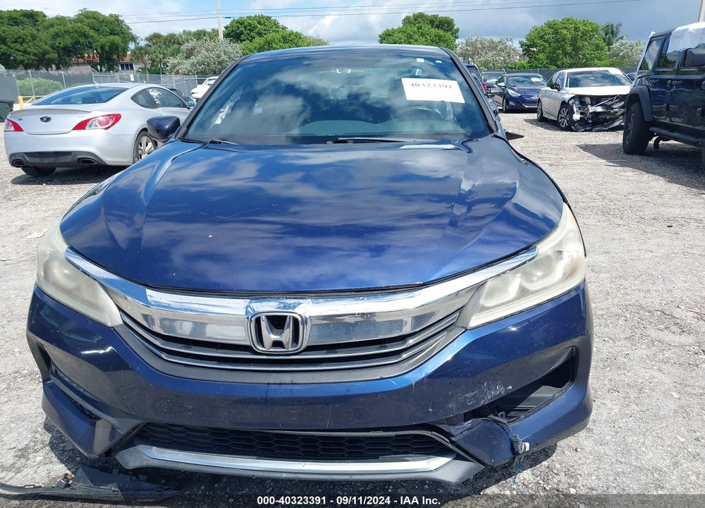 2016 HONDA ACCORD SPORT VIN: 1HGCR2F52GA121734